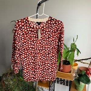 J. Crew Heart Sweater 